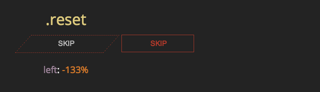 CSS3 button with a creative hover effect.