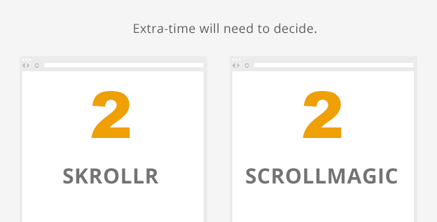 Skrollr vs ScrollMagic