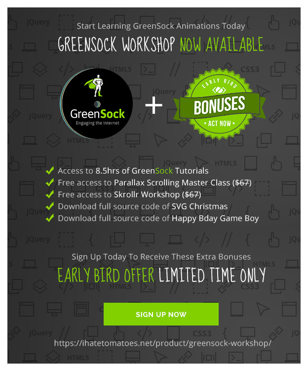 Limited Time – Early Bird Offer – Sign Up Today