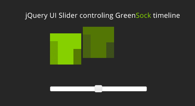 Add jQuery UI Slider to control GreenSock Timeline