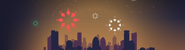 Happy New Year - GreenSock SVG Animation