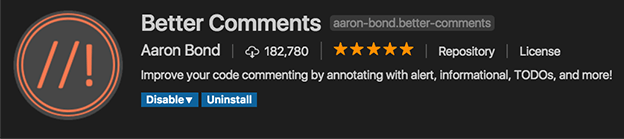 Better Comments for VSCode