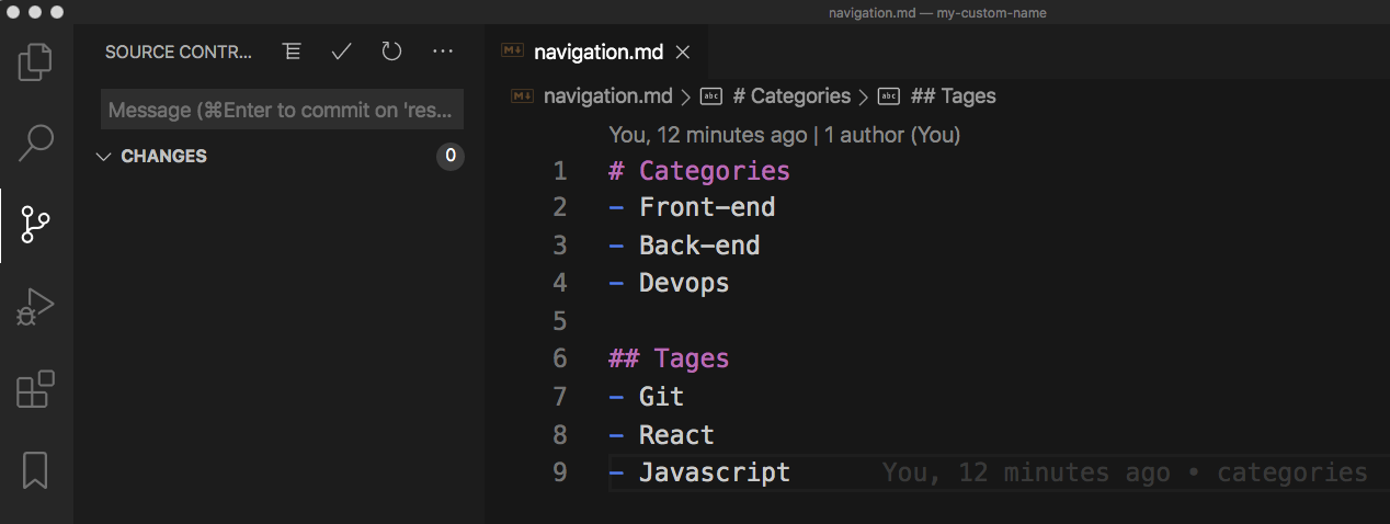 git reset specific file