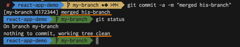 Git conflict resolved