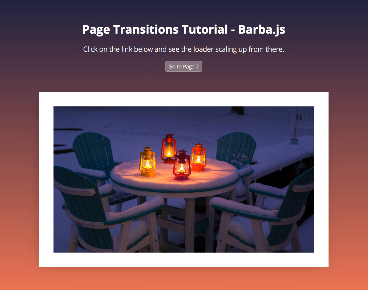 Page Transitions Tutorial Barba and GreenSock Part 2