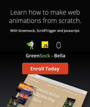 Bella - Premium GSAP and ScrollTrigger tutorials