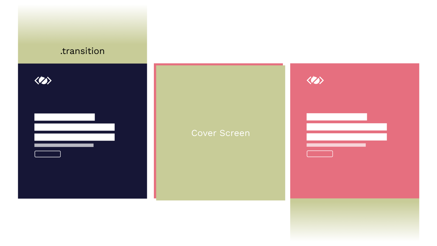 Cover page transition using Barba.js